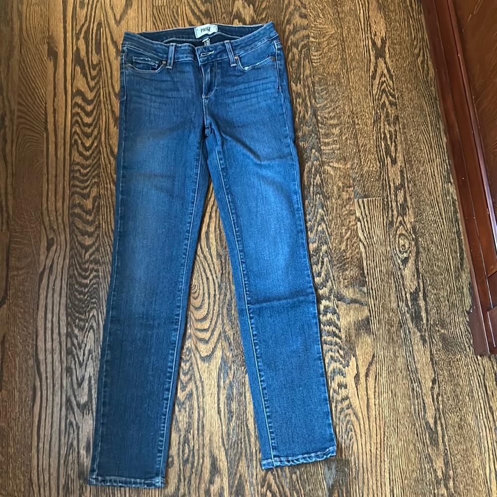 Paige high rise skinny jeans
